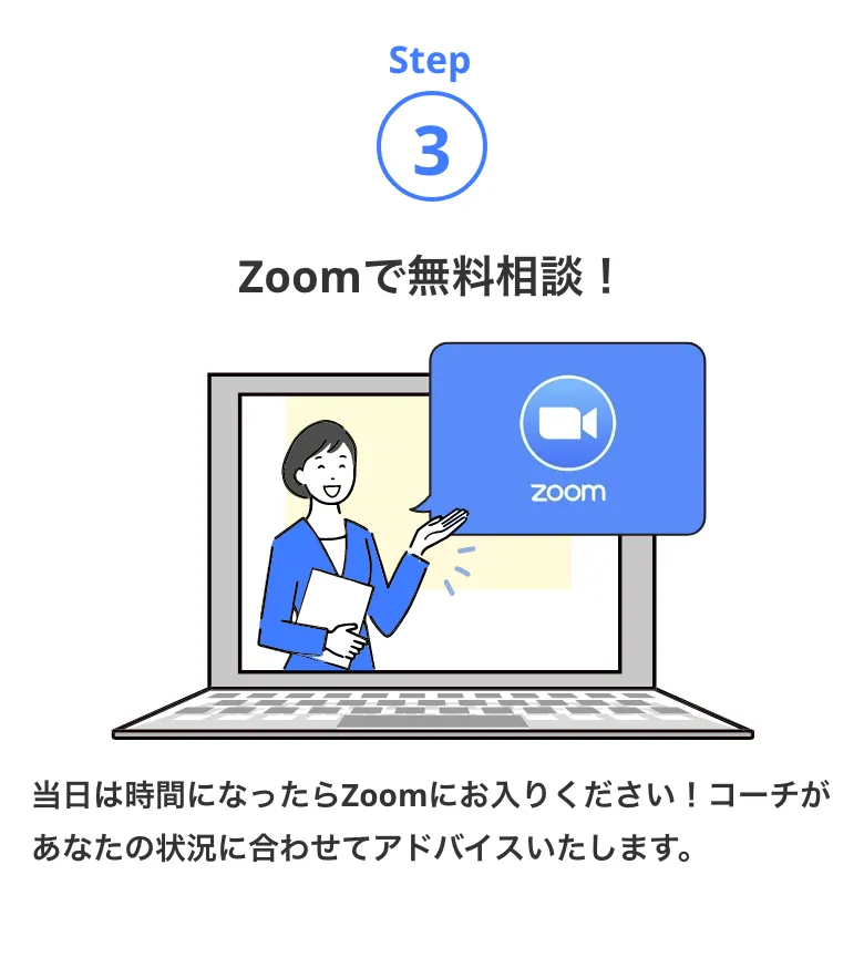 Zoomで無料相談！